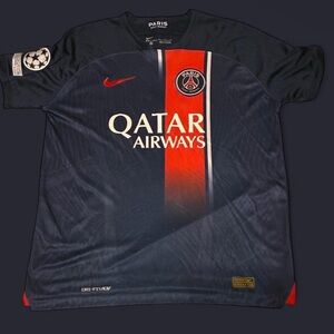 PSG Mbappé #7 Jersey Home 2023/24 – Size L - Nike Dri-Fit ADV